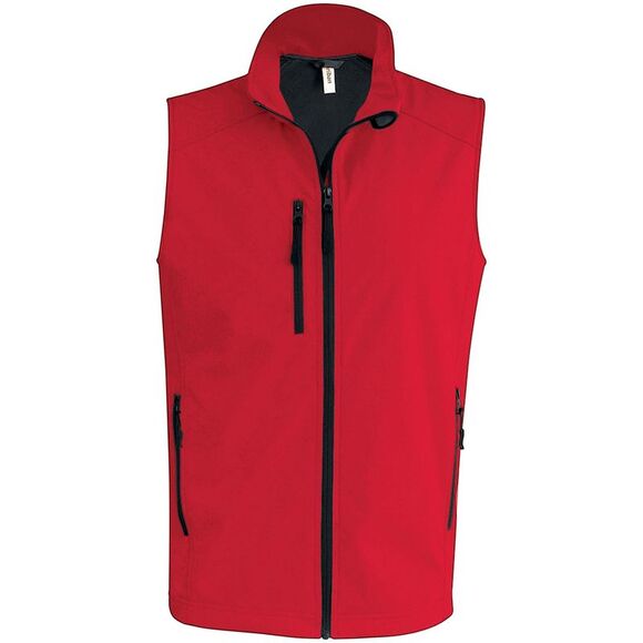 Kariban Mens Quilted Lightweight Down Bodywarmer / Red
